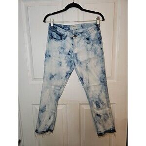 Women's Current Elliott Acid Wash Slim Fit Jeans 1980s style 25-0